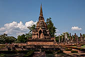 Thailand, Old Sukhothai - Secondari chedi of Wat Sa Si.